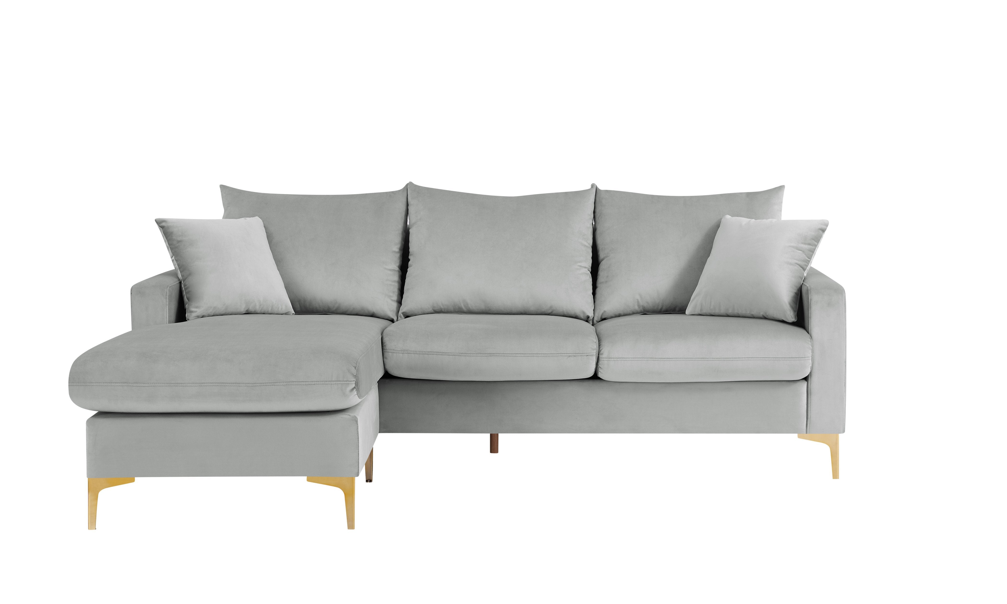 Cromwell Modular Chaise Velvet Sectional Sofa