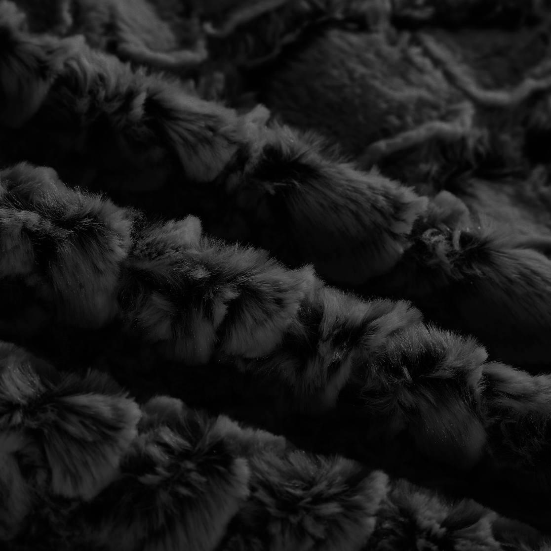 Alligator 3 Piece Faux Fur Comforter Set