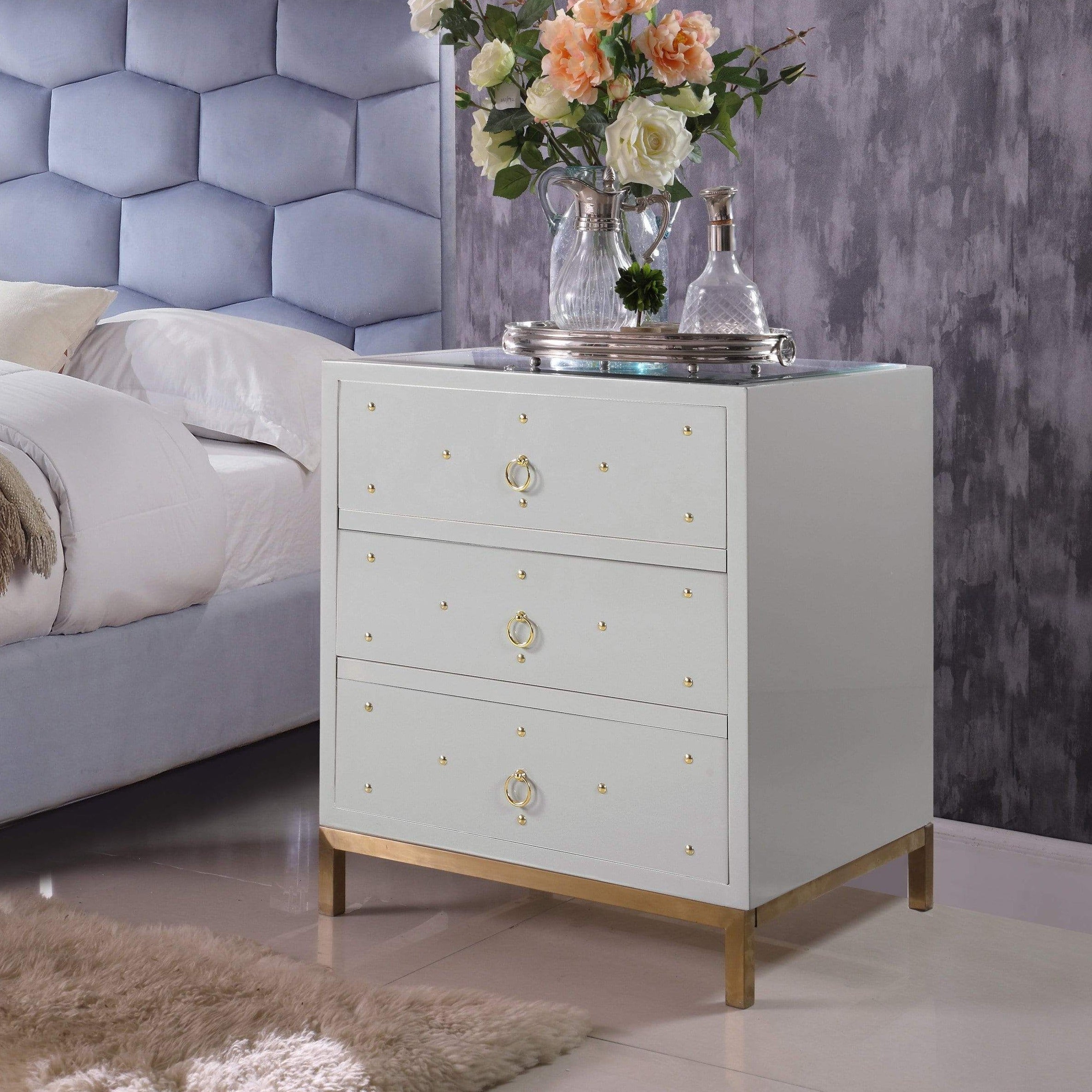 Arezzo Nightstand | End Side Table