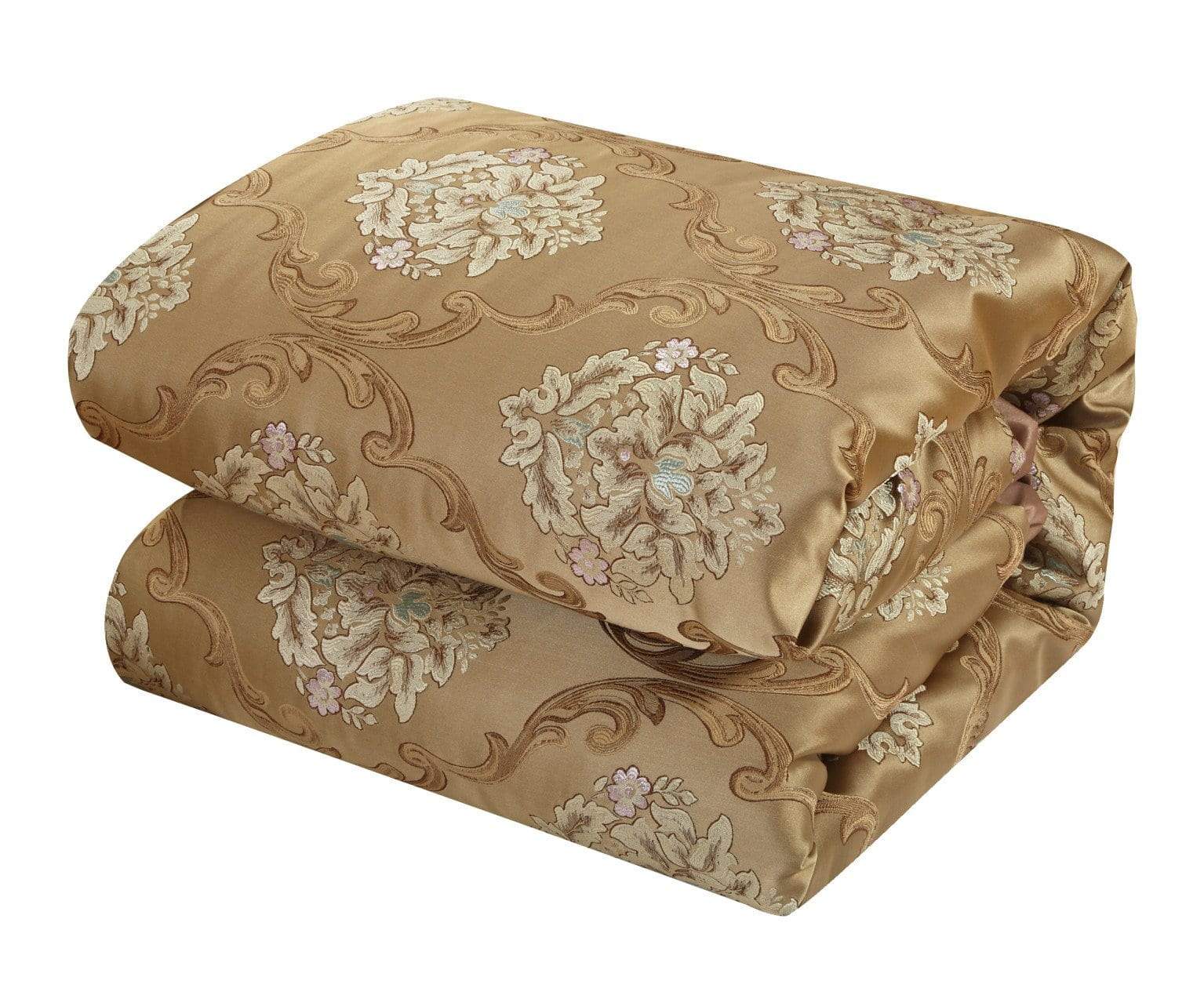 Aubrey 9 Piece Jacquard Comforter Set
