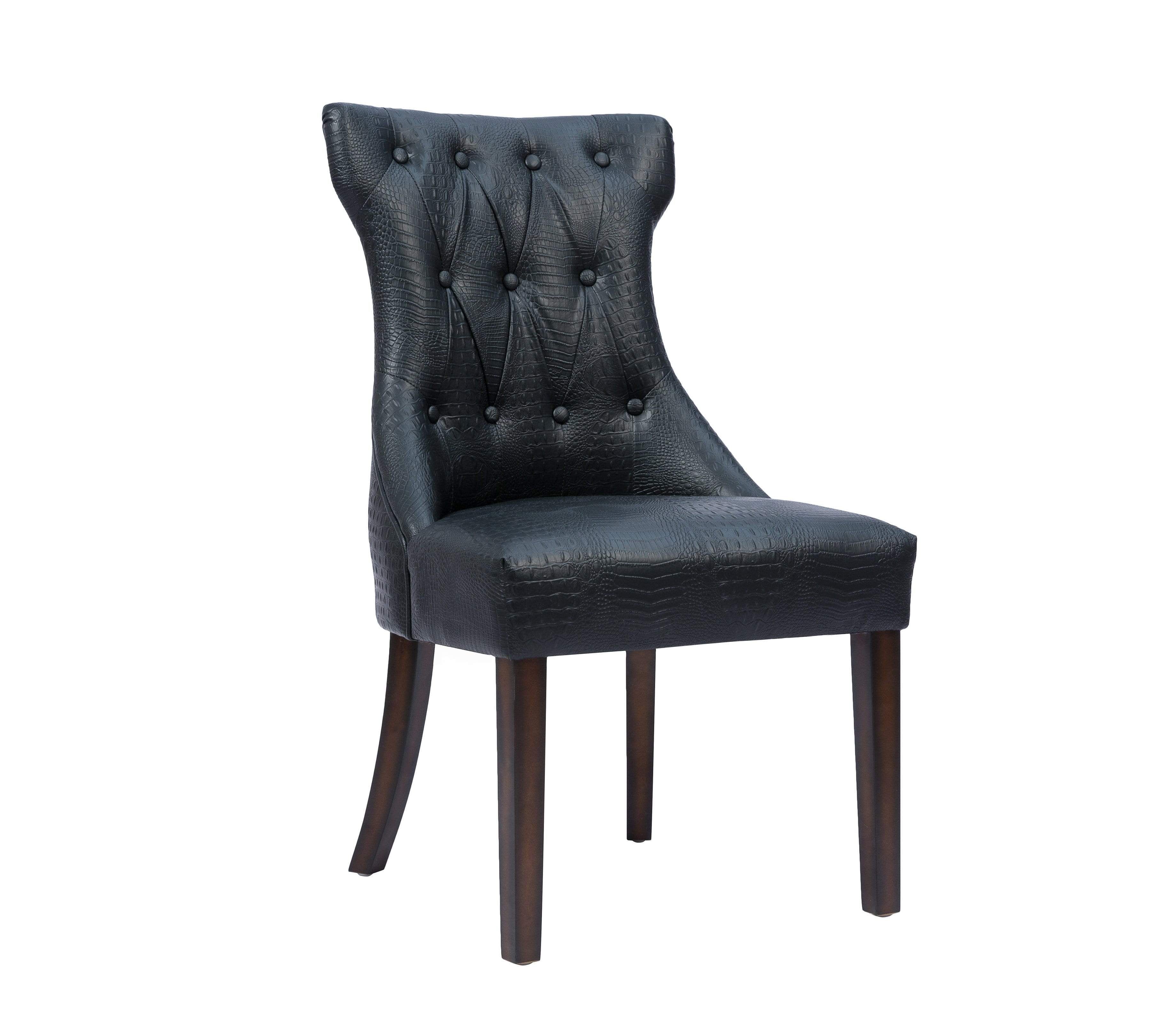 Bronte Faux Leather Dining Chair Set of 2