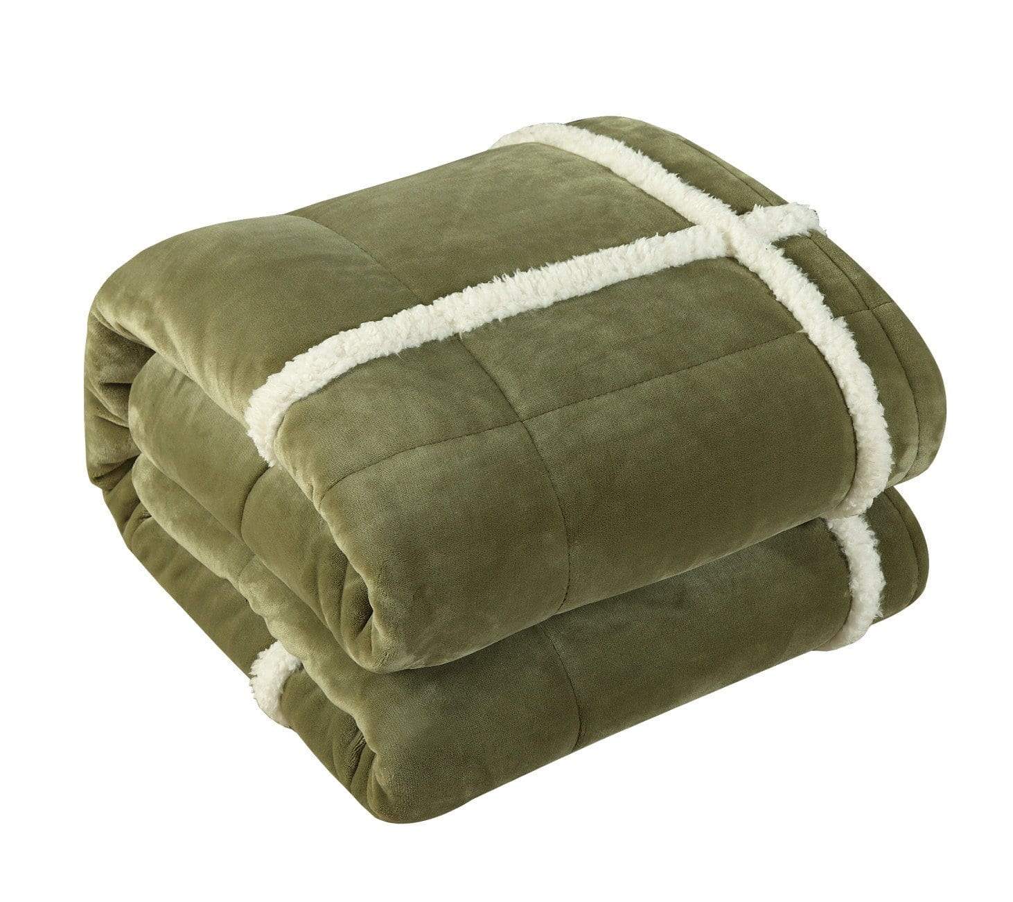 Chloe 3 Piece Sherpa Comforter Set