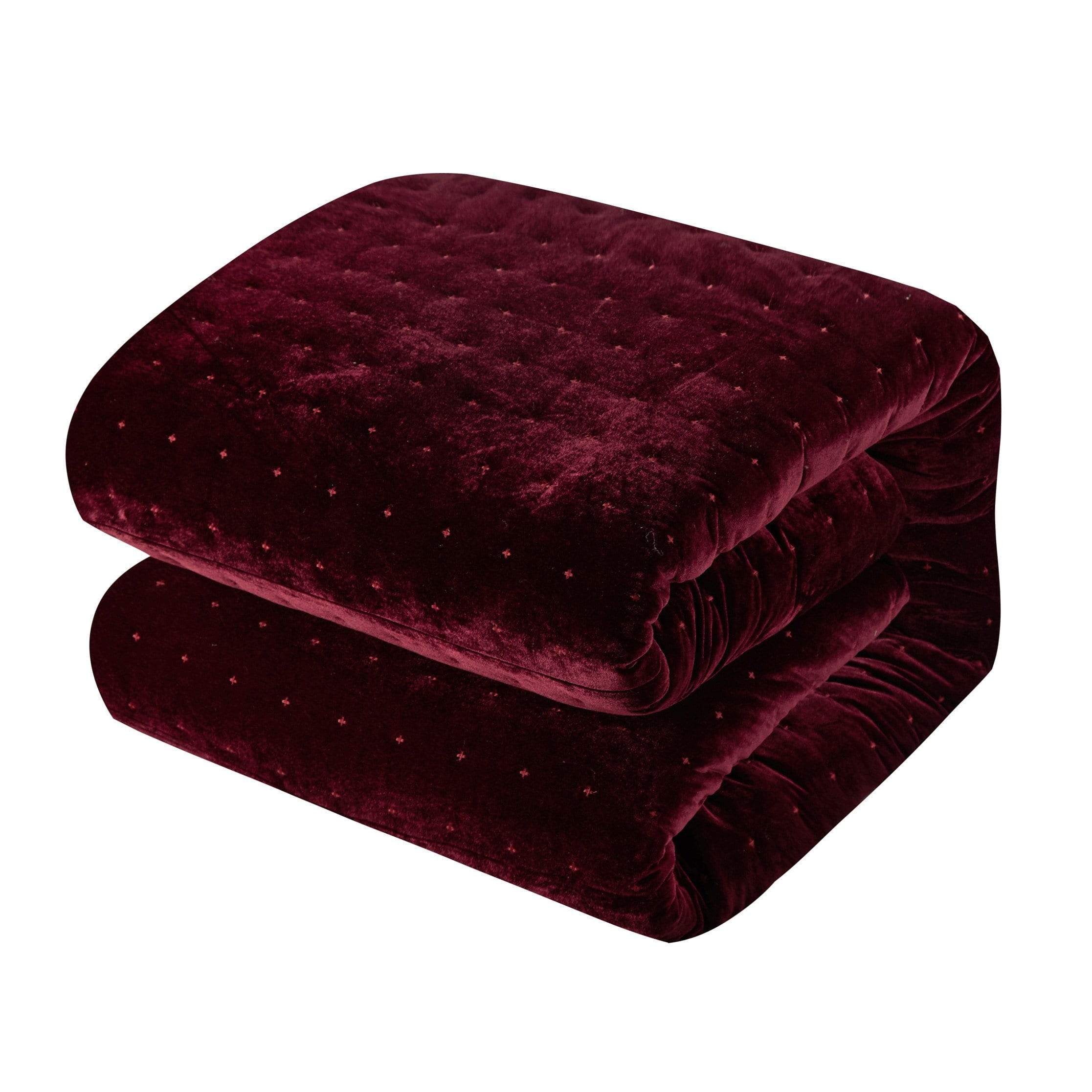 Chyna 3 Piece Velvet Comforter Set
