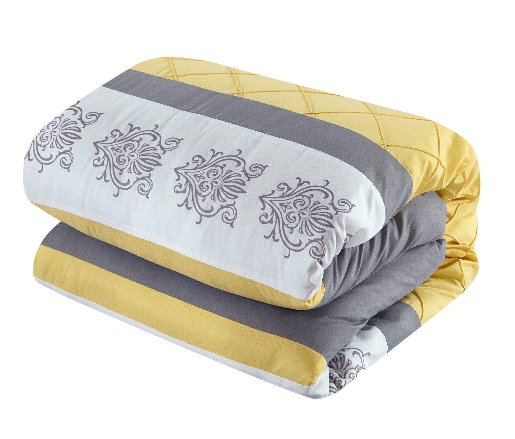 Clayton 10 Piece Pintuck Comforter Set