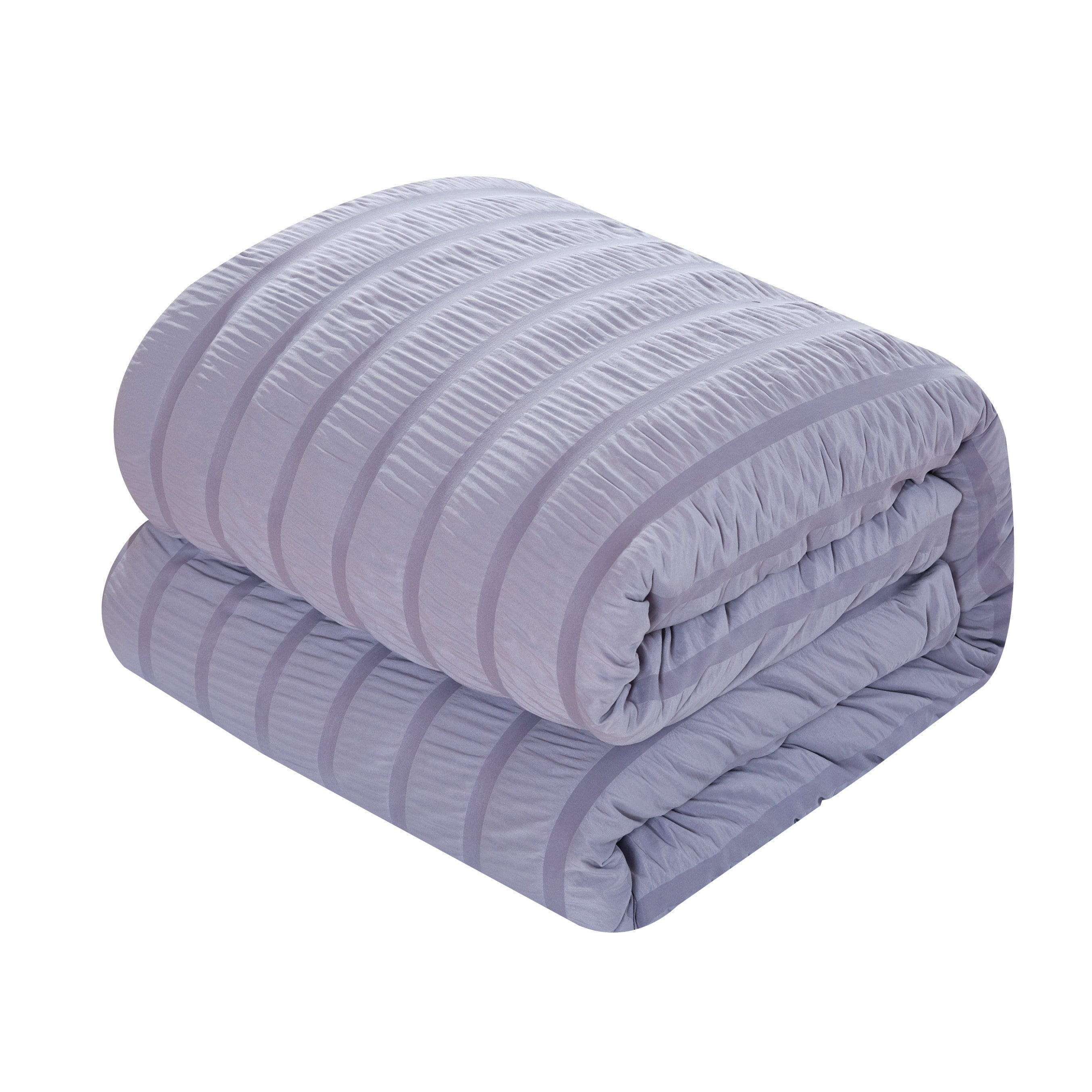 Hadassah 6 Piece Striped Comforter Set