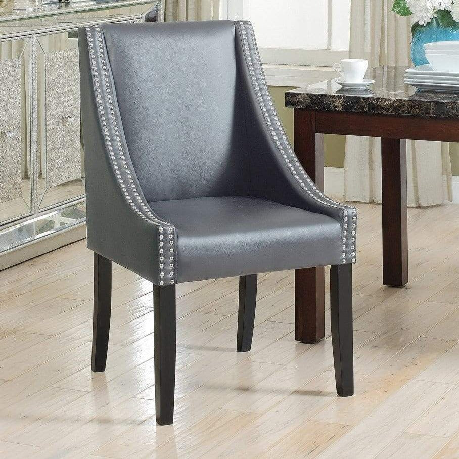 Hayes Faux Leather Dining Chair Set of 2