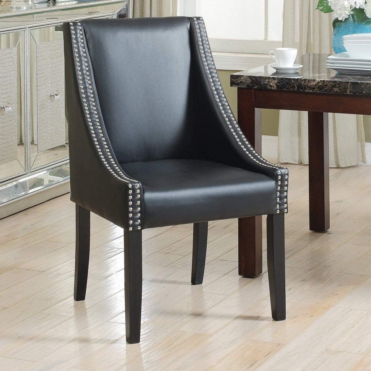 Hayes Faux Leather Dining Chair Set of 2