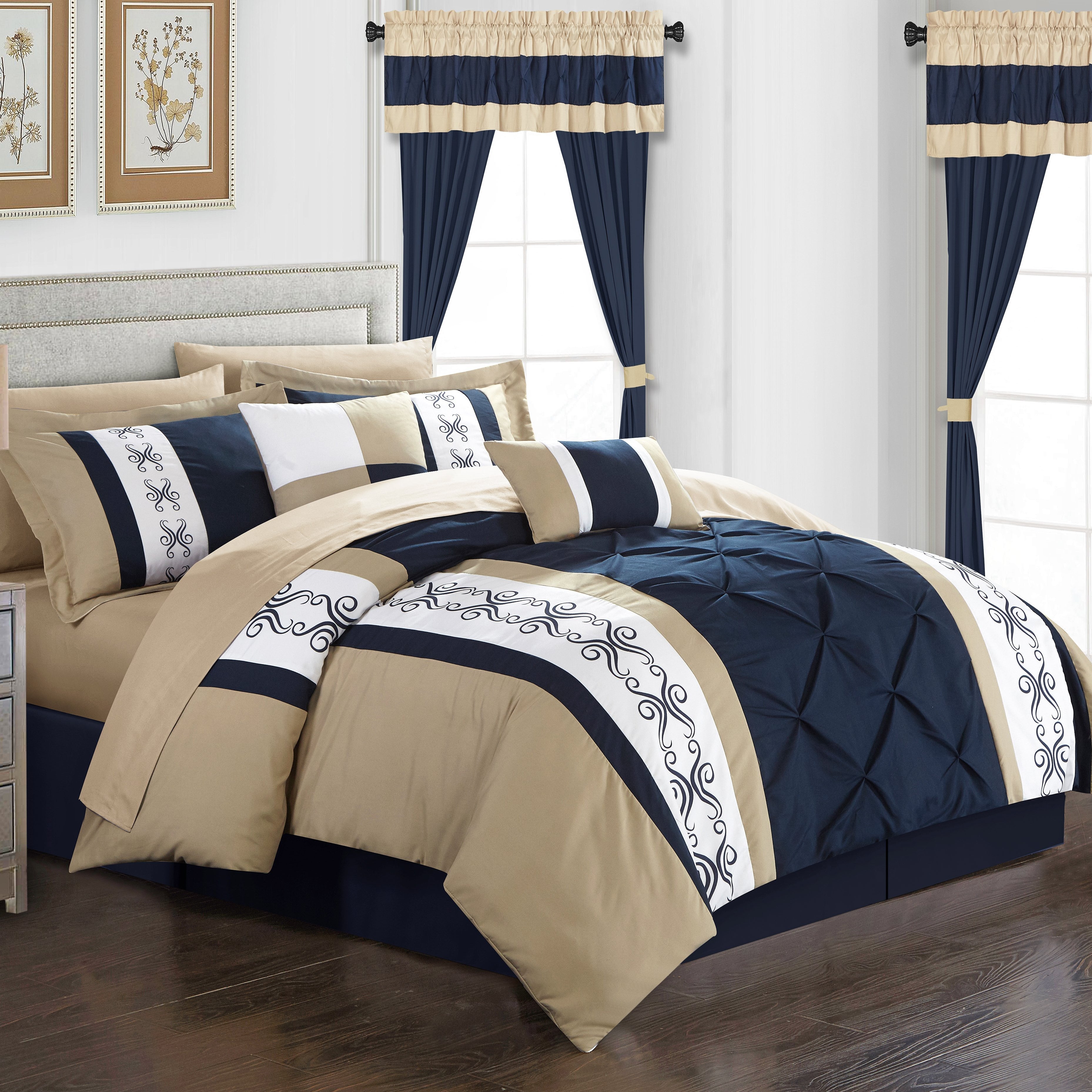 Icaria 20 Piece Color Comforter Set