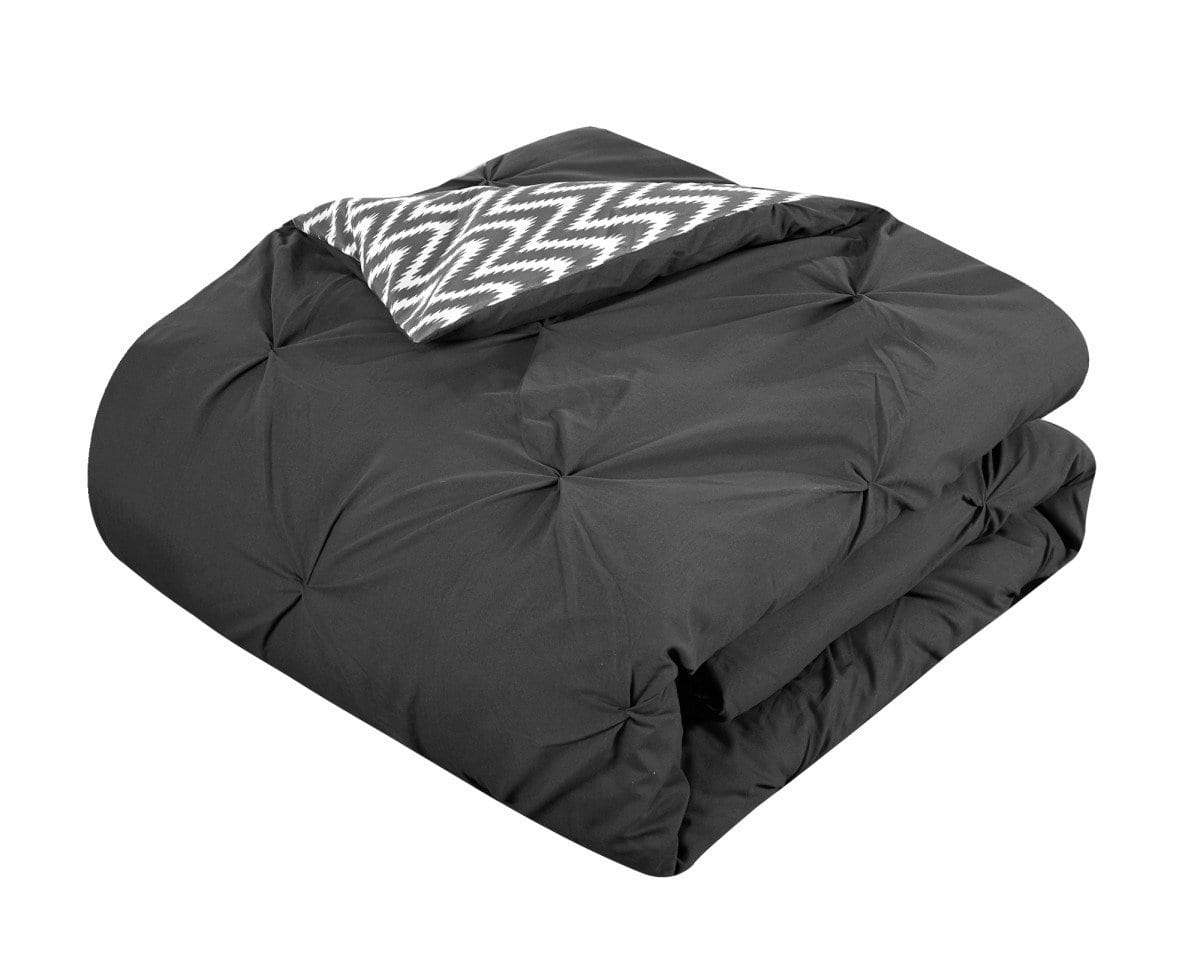 Jacky 4 Piece Reversible Comforter Set