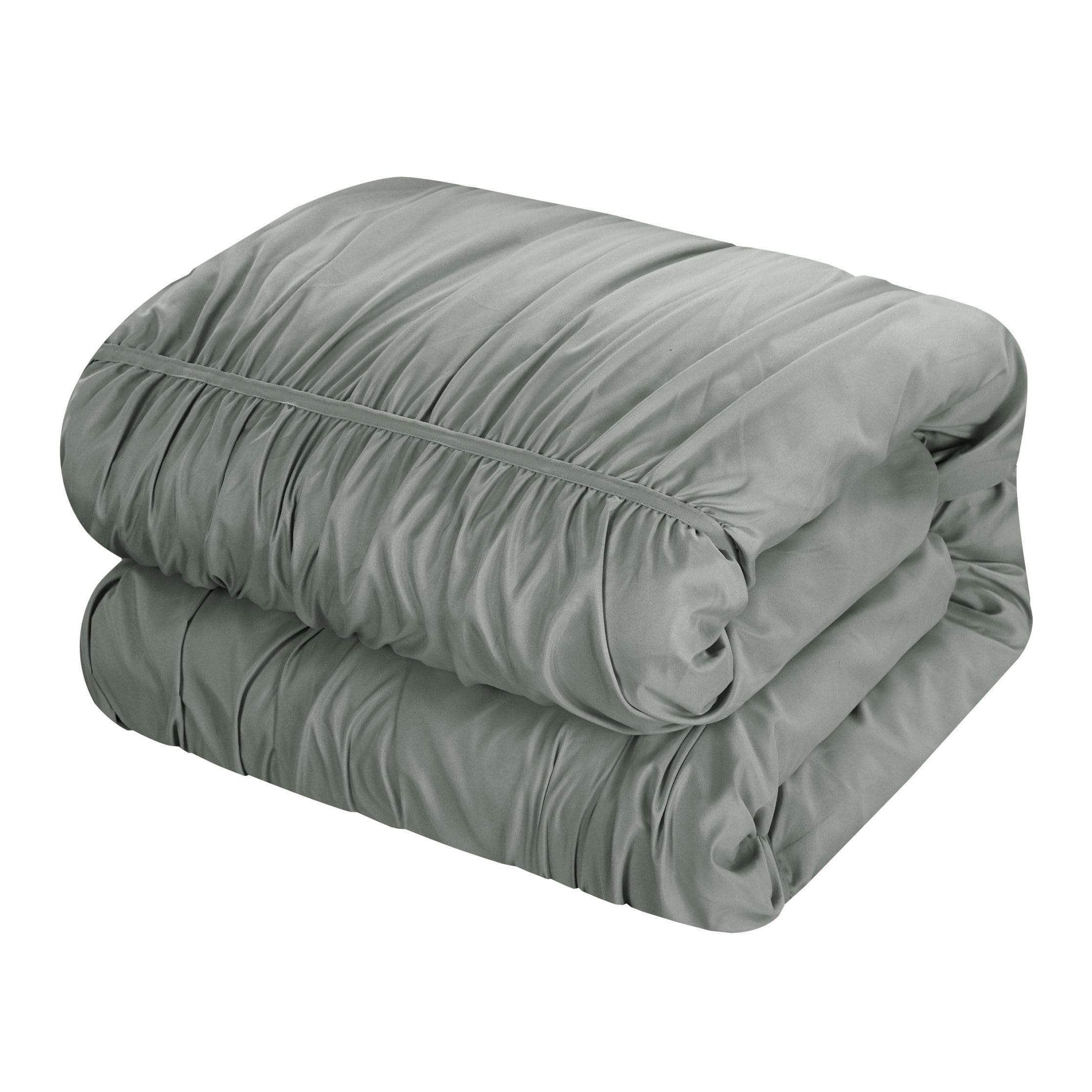 Kaiah 7 Piece Striped Comforter Set