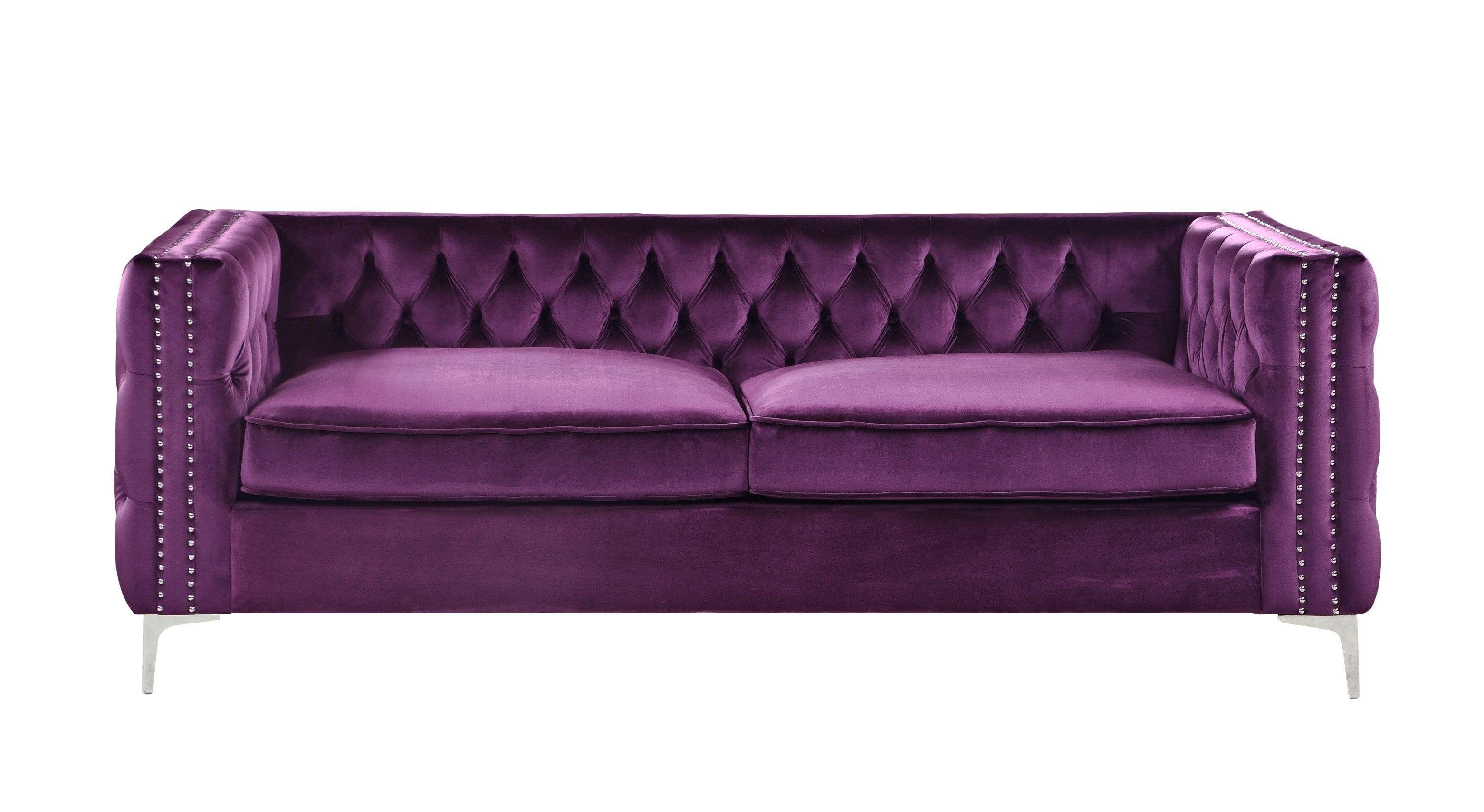Monet Velvet Sofa