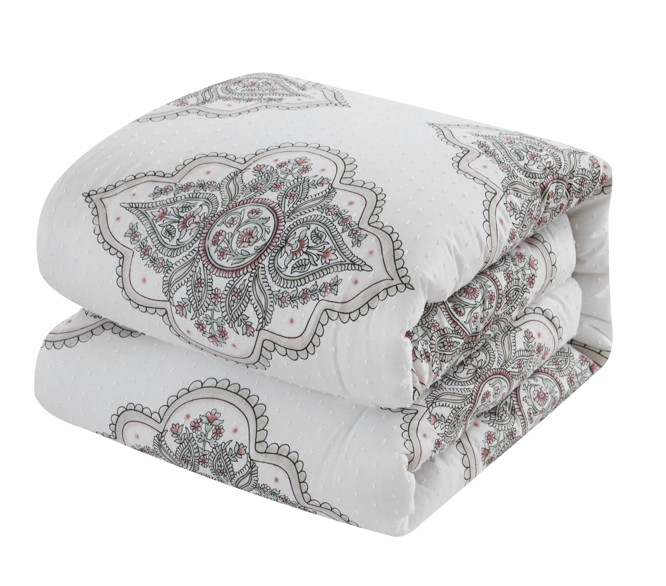 Pacey 9 Piece Cotton Jacquard Comforter Set