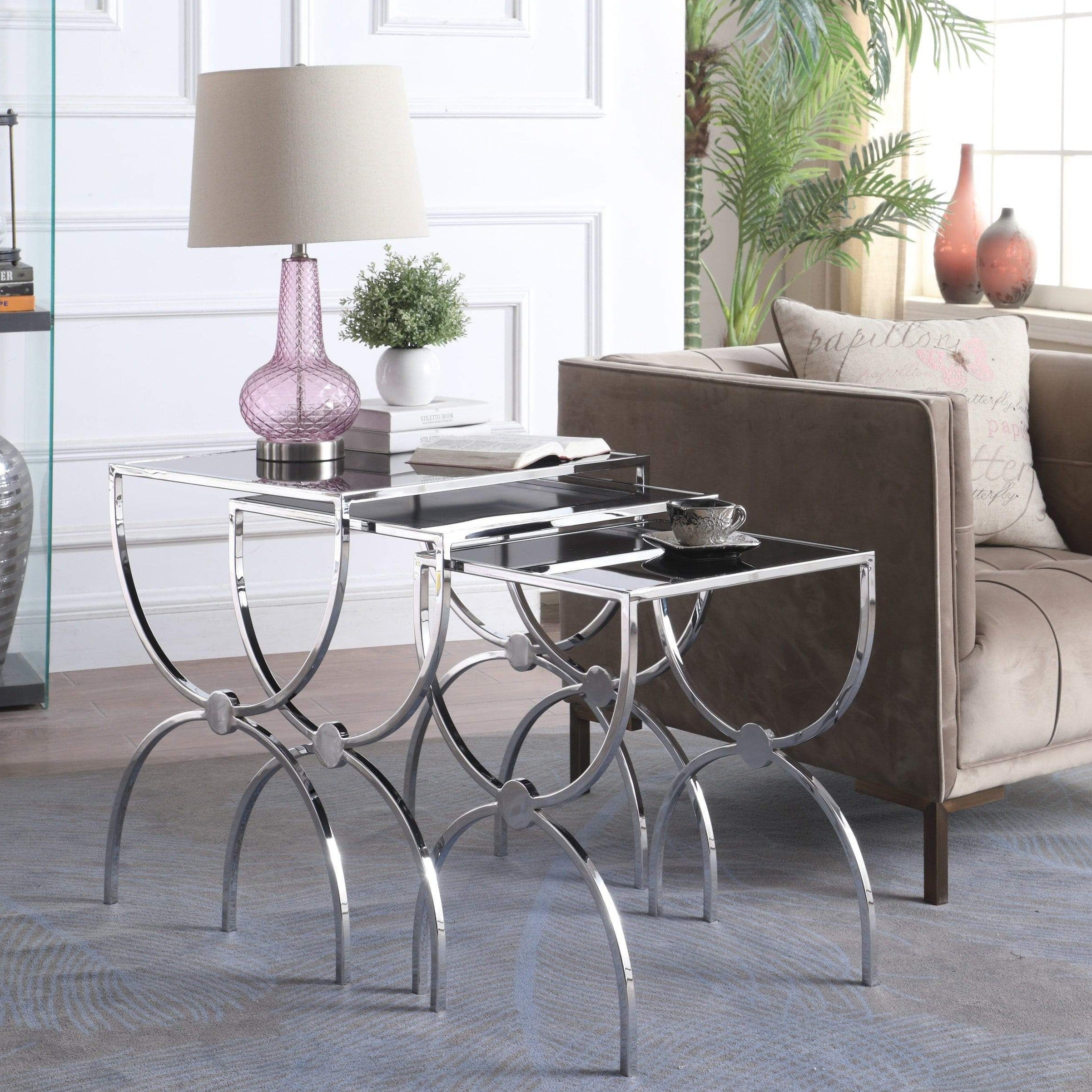 Palyn 3 Piece Nesting End Table Set