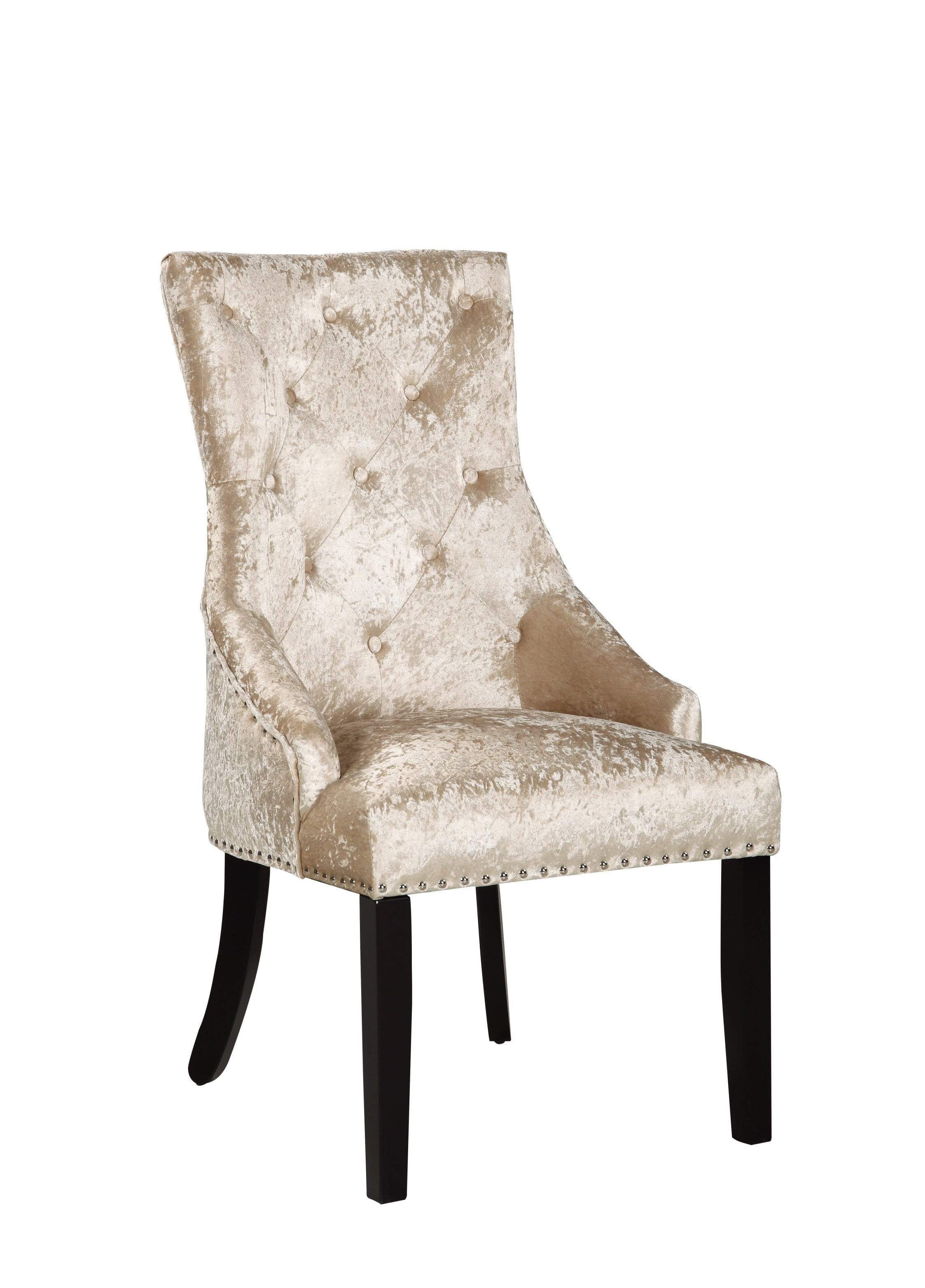Raziela Tufted Velvet Dining Chair Set of 2