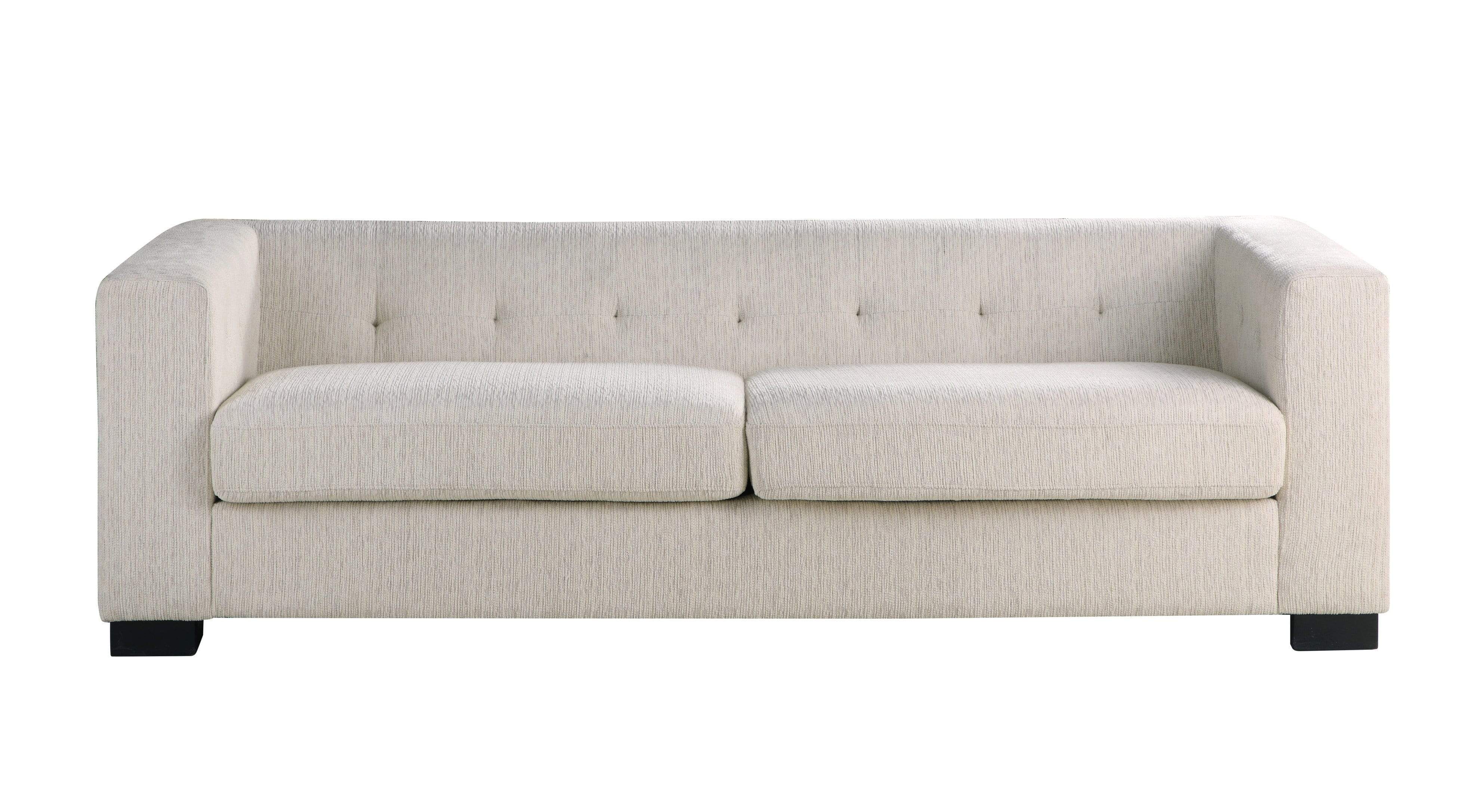 Seto Plush Chenille Upholstered Sofa
