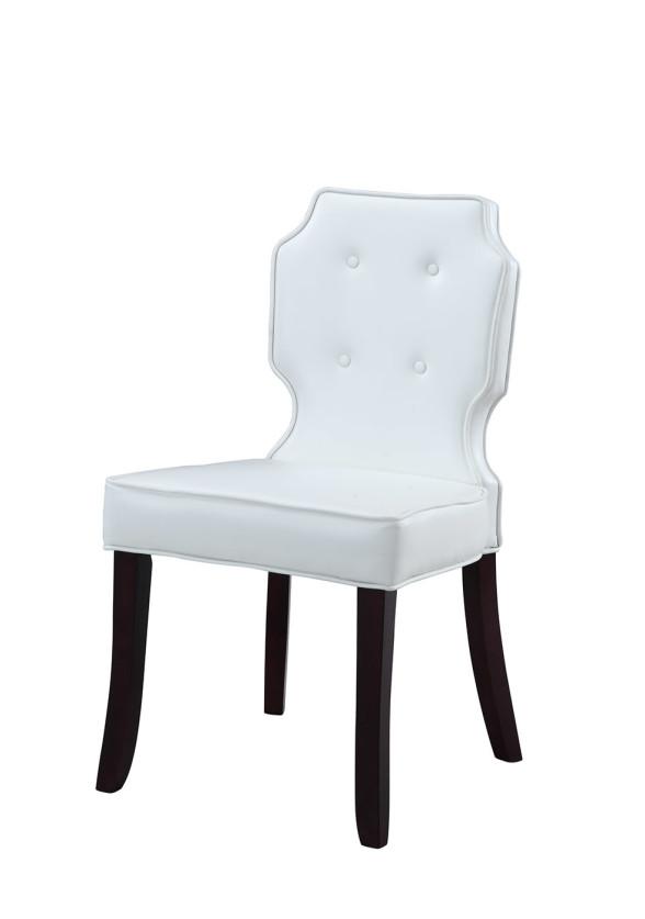 Star Faux Leather Tufted Dining Chair Set of 2