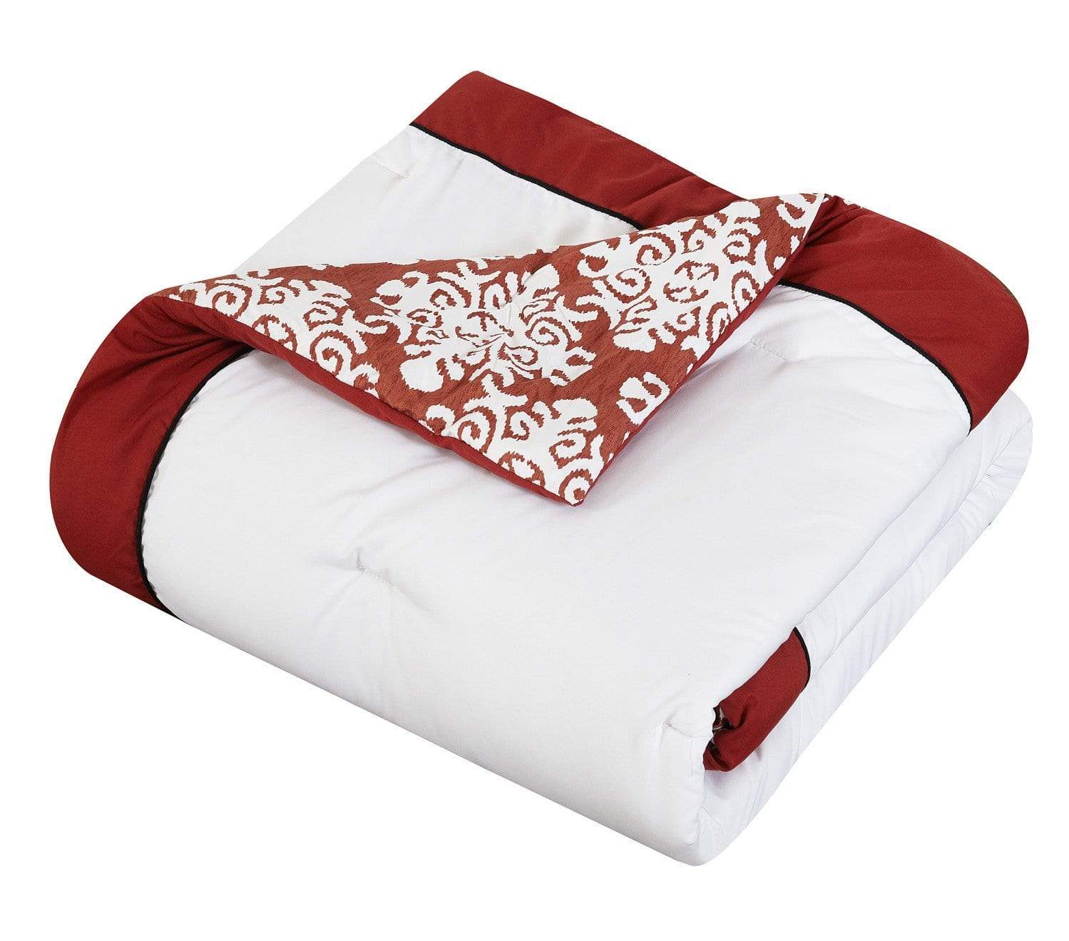 Tania 10 Piece Reversible Comforter Set