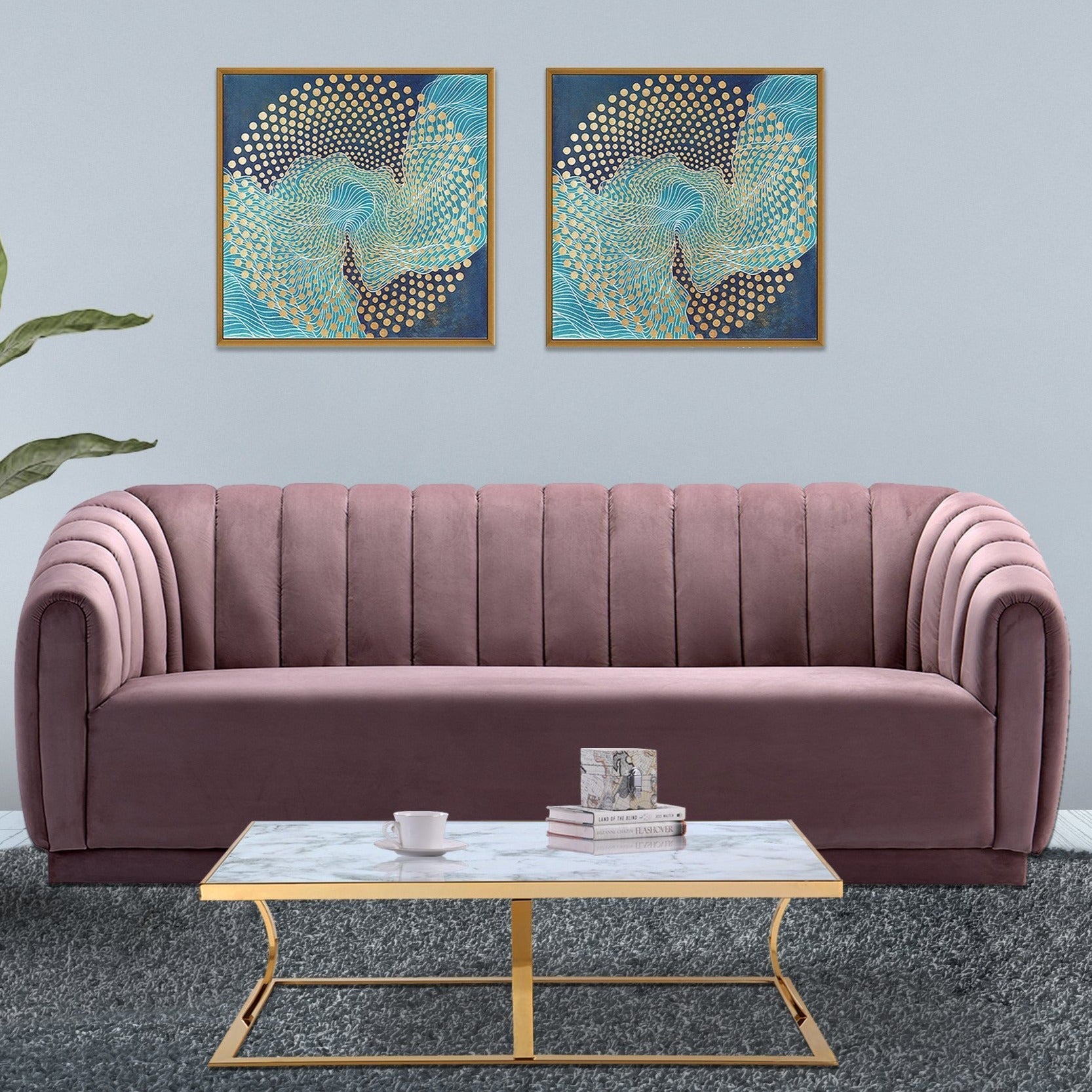 Warhol Velvet Sofa