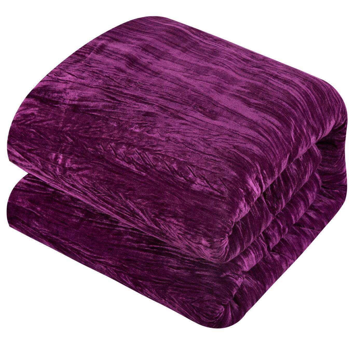 Westmont 4 Piece Velvet Comforter Set