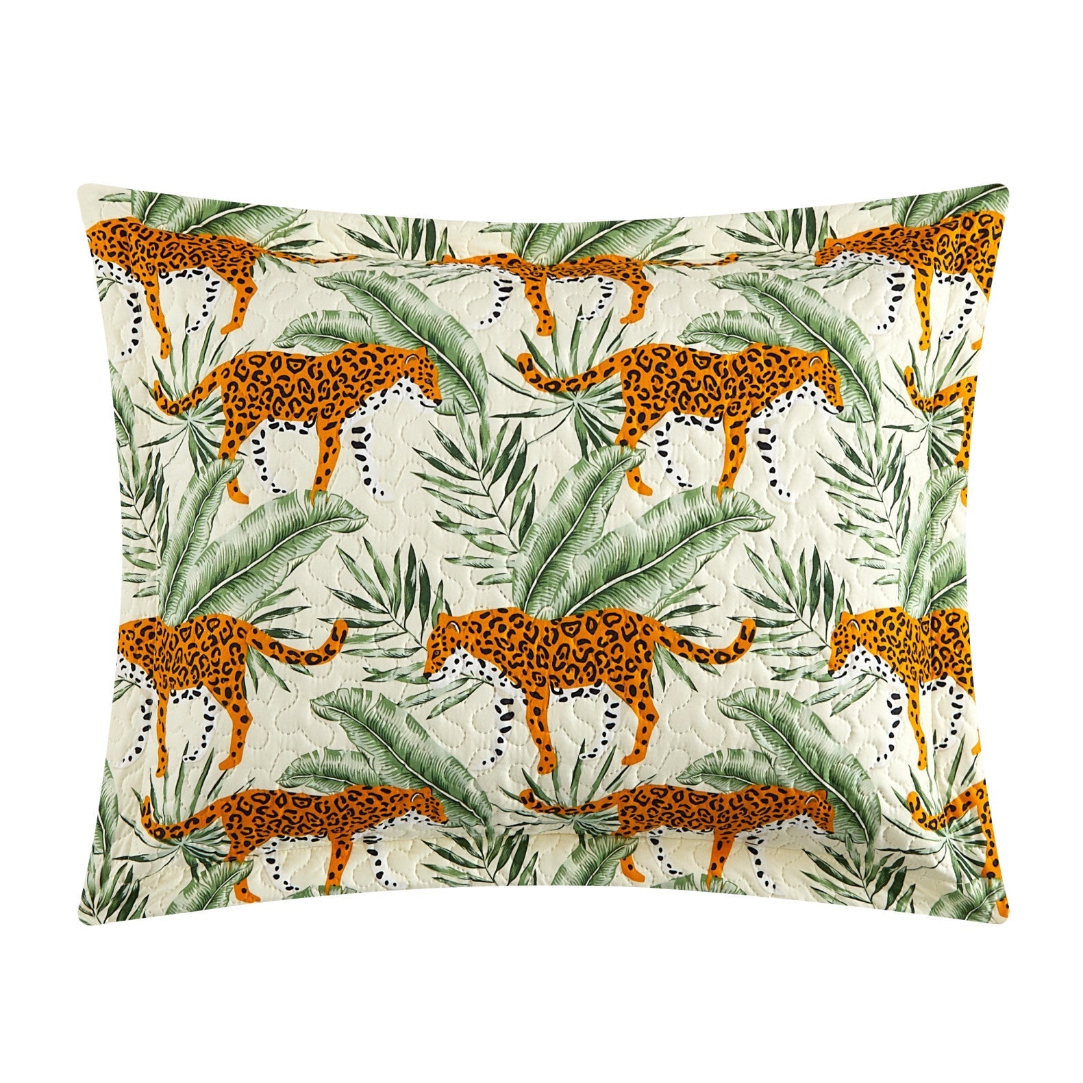 NY&C Home Wild Safari 3 Piece Jungle Print Quilt Set 